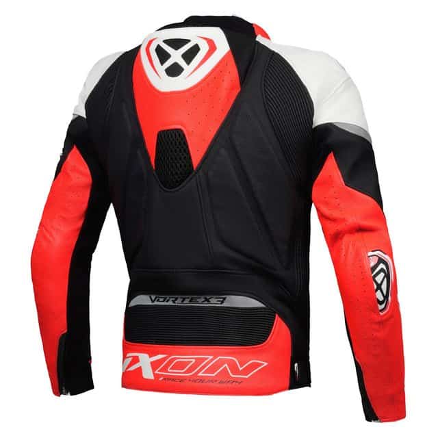 Ixon Vortex 3 Jkt Black/White/Red Jacket - Motoblazer