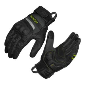 Korda Guard Semi Gauntlet Fluro Yellow Riding Gloves