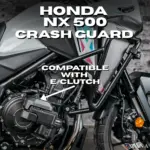 Zana Upper Fairing Guard for Honda NX500 E-Clutch Version (Black) - Image 11
