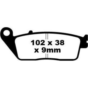 FA142HH Fully Sintered Brake Pads (2 Set Front) - EBC Brakes