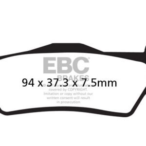 FA181V Semi Sintered Brake Pad(Front/Rear) - EBC Brakes
