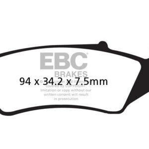 FA185R Fully Sintered Brake Pad(Front) - EBC Brakes