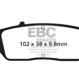 FA196 Organic Brake Pad(Front/Rear) - EBC Brakes