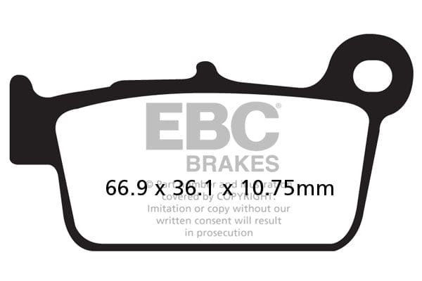 FA367_46eaa5c2-e4ba-4ac4-92df-49f391bf85d4 MXS367 Off-road Sintered Race Pads(Rear) - EBC Brakes - Image 1