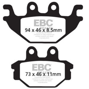 FA377HH Fully Sintered Brake Pad(Rear) - EBC Brakes