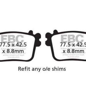 FA436 Organic Break Pad(Rear) - EBC Brakes