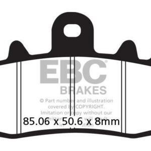 FA630V Semi Sintered Brake Pad(Front/Rear) - EBC Brakes