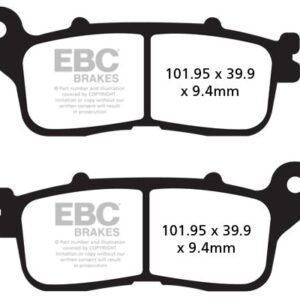 FA636HH Fully Sintered Brake Pad(Rear) - EBC Brakes