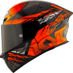 Kyt tt Revo Combustion Orange Helmet