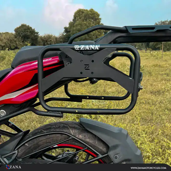 Saddle Stay with Jerry Can Mount for Pulsar NS400z - Motoblazer