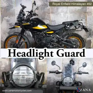 Headlight Guard (Black Color - Stainless Steel) Type-3