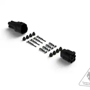 DENALI MT Series Waterproof Connector Set, Male & Female Connectors With Terminals & Seals