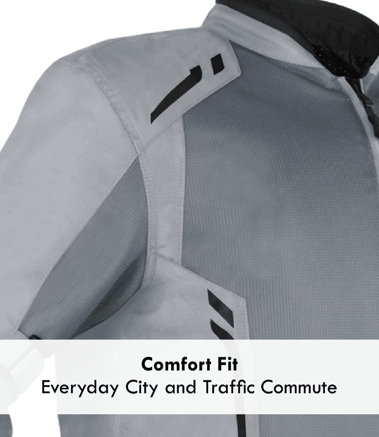 Rynox Cypher Riding Jacket - Grey - Image 4