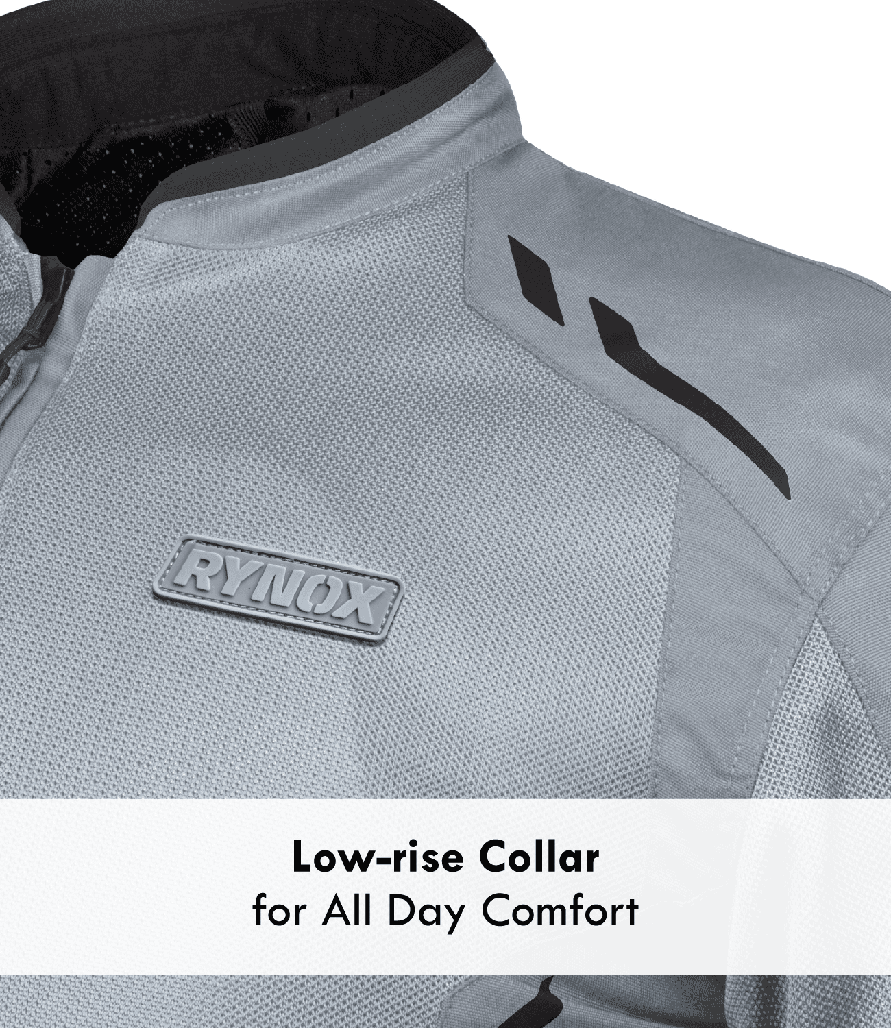 Rynox Cypher Riding Jacket - Grey - Image 5