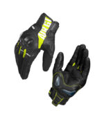 Rynox Air GT Gloves Black Hi viz Green