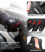 Rynox Air GT 2 Gloves Red - Image 2