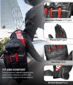 Rynox Air GT 2 Gloves Red - Image 5