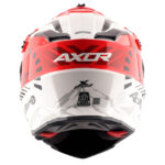 AXOR X-Cross Dual Visor Speedometer Helmet - Red - Image 5