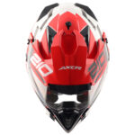 AXOR X-Cross Dual Visor Speedometer Helmet - Red - Image 8