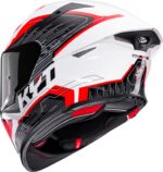 Kyt TT Revo Speeding White Red Helmet - Image 6