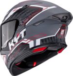 Kyt TT Revo Speeding Matt Grl Grey Helmet - Image 5
