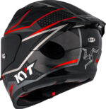 KYT Striker SV Davo Replica Red Fluo Full Face Helmet - Image 7