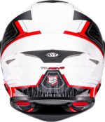 Kyt TT Revo Speeding White Red Helmet - Image 4