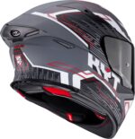 Kyt TT Revo Speeding Matt Grl Grey Helmet - Image 4