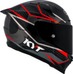 KYT Striker SV Davo Replica Red Fluo Full Face Helmet - Image 4