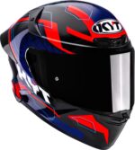 Kyt TT Revo Speeding Black Red Blue Helmet - Image 3
