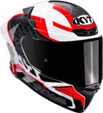 Kyt TT Revo Speeding White Red Helmet - Image 2