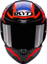 Kyt TT Revo Speeding Black Red Blue Helmet - Image 2
