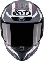 Kyt TT Revo Speeding Matt Grl Grey Helmet - Image 2