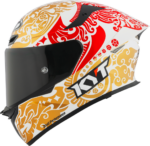 Kyt TT Revo Enea Indonesia White Pearl 2023 Full Face Helmet