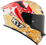 Kyt TT Revo Enea Indonesia White Pearl 2023 Full Face Helmet - Image 4
