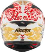 Kyt TT Revo Enea Indonesia White Pearl 2023 Full Face Helmet - Image 3