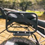 Zana Roadster Saddle Stay With Jerry Can Mount (Black ) For TVS Apache RTX 300 - Image 5