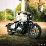 Zana Crash Guard With Slider T-2 For Jawa Bobber 42 (Mild Steel, Black) - Image 4