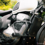 Zana Bash Plate For Jawa Bobber 42 (Aluminium, Black) - Image 2