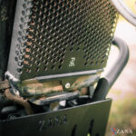 Zana Radiator Guard For Jawa Bobber 42 (Honeycomb Black,Aluminium) - Image 7