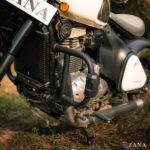 Zana Radiator Guard For Jawa Bobber 42 (Honeycomb Black,Aluminium) - Image 4