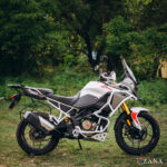 Zana Upper & Lower Crash Guard With Slider Combo (White) For TVS Apache RTX 300 Beak Version - Image 2