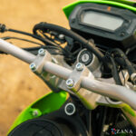 Zana Vertical Handlebar Riser Silver For Kawasaki KLX 230 - Image 5