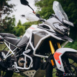 Zana Upper & Lower Crash Guard With Slider Combo (White) For TVS Apache RTX 300 Beak Version - Image 4