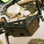Zana Bash Plate For Kawasaki KLX 230 Aluminum, Black - Image 3