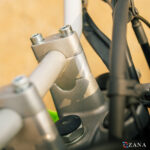 Zana Vertical Handlebar Riser Silver For Kawasaki KLX 230 - Image 4