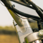 Zana Vertical Handlebar Riser Silver For Kawasaki KLX 230 - Image 3