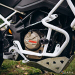 Zana Upper & Lower Crash Guard With Slider Combo (White) For TVS Apache RTX 300 Beak Version - Image 9