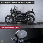 Z Pro Back Rest With Parcel Shelf For Triumph Street Twin 900