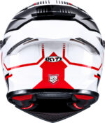 Kyt R2R Pro Parsec White Red Helmet - Image 3